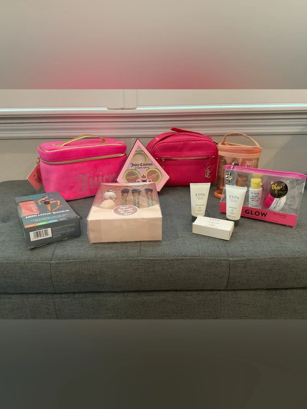 Ultimate Travel Beauty Bundle-Juicy Couture, ESPA, Profusion, Dani, Gaiam (NWT)